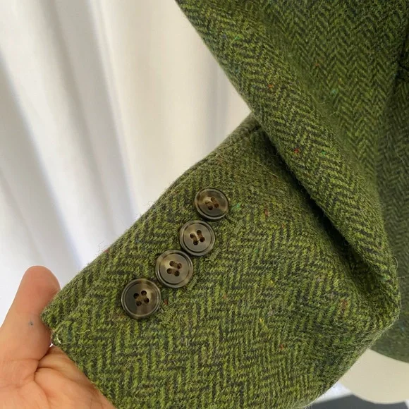 J. Crew Olive Green Wool Blazer - Picture 3 of 10